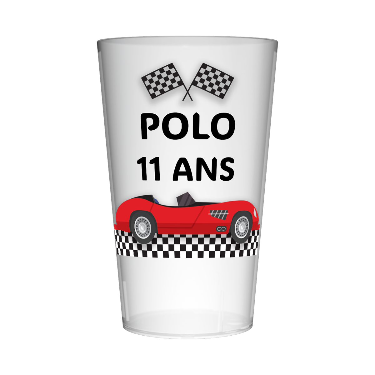 Gobelet personnalisé Anniversaire Automobile