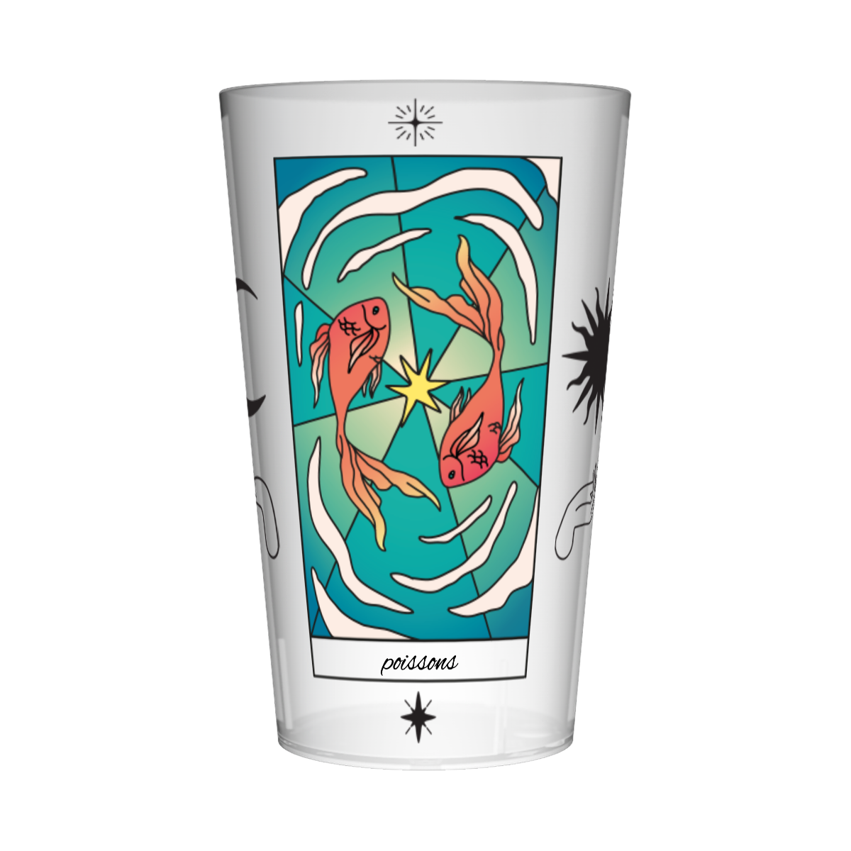 Gobelet personnalisé Astrologie Carte Poisson