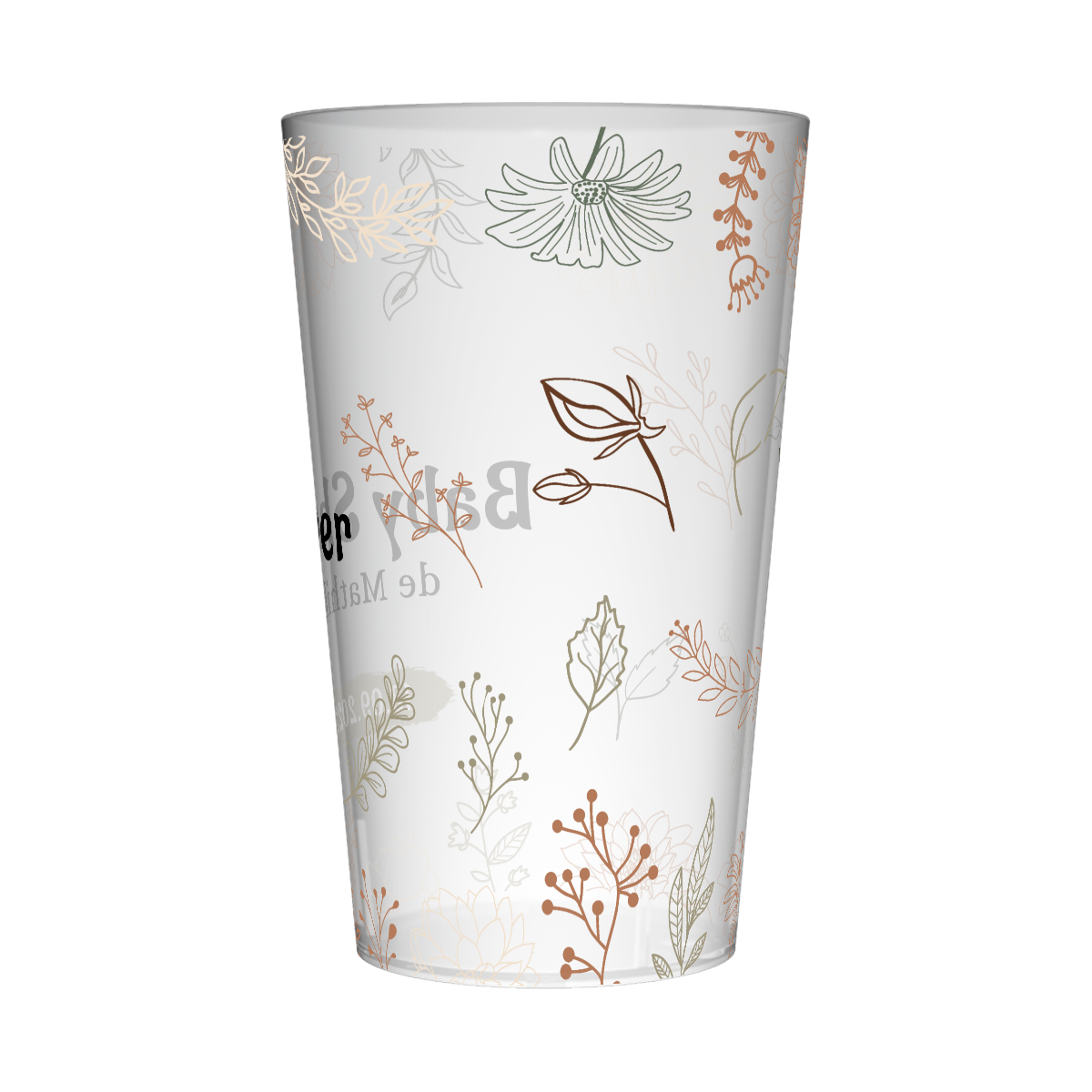 Gobelet personnalisé Baby Shower Champêtre 2