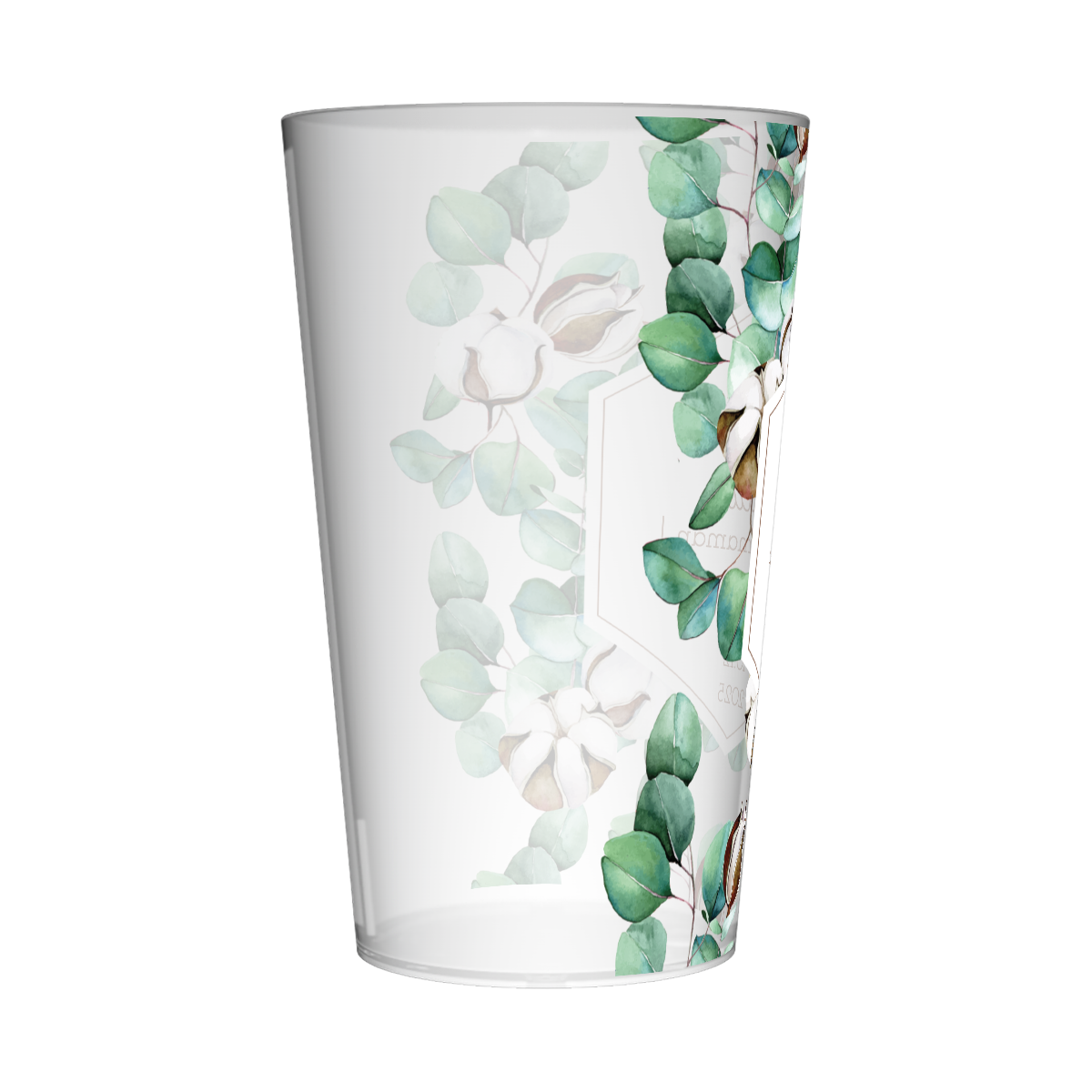 Gobelet personnalisé Baby Shower Fleur de coton 3