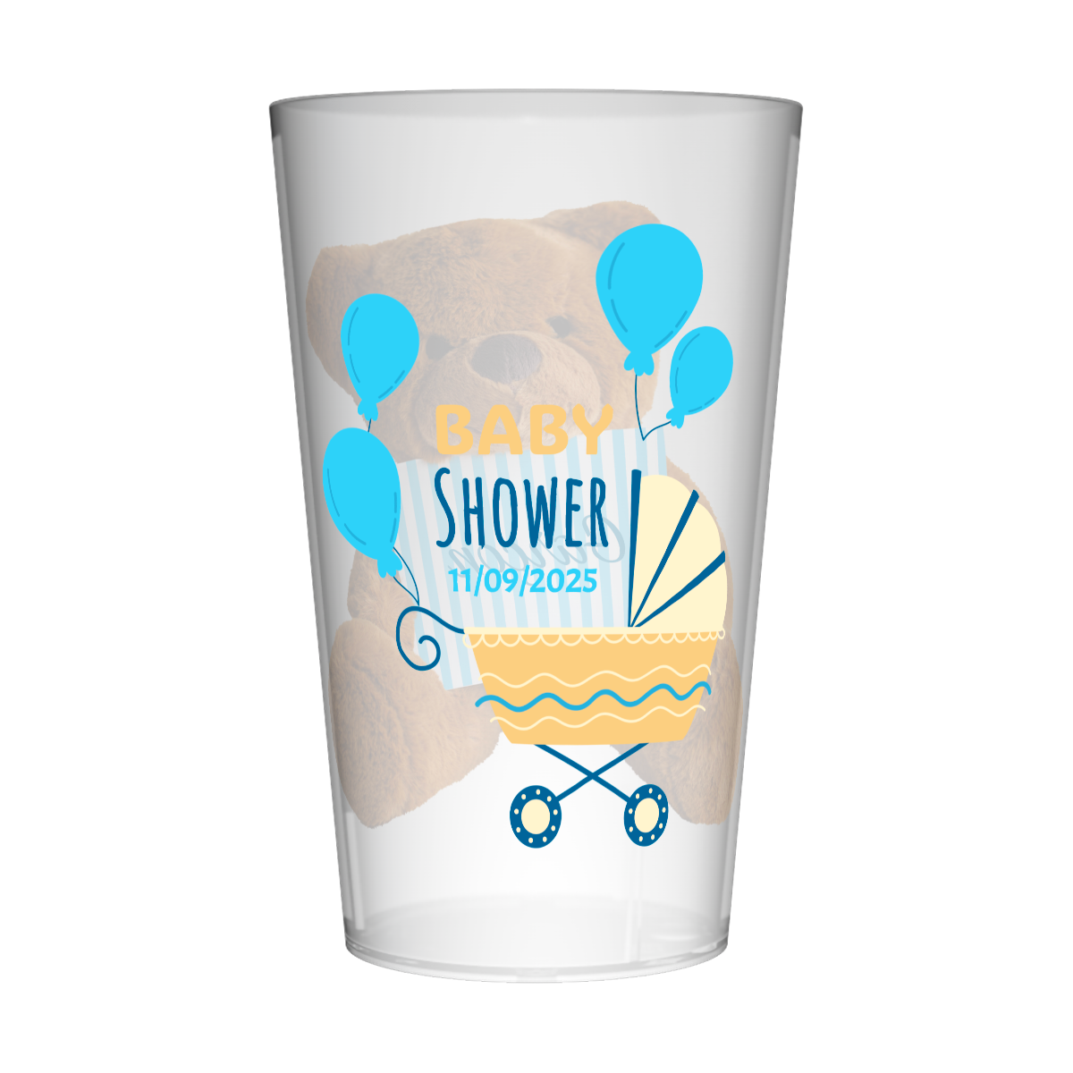 Gobelet personnalisé Baby Shower Peluche 2