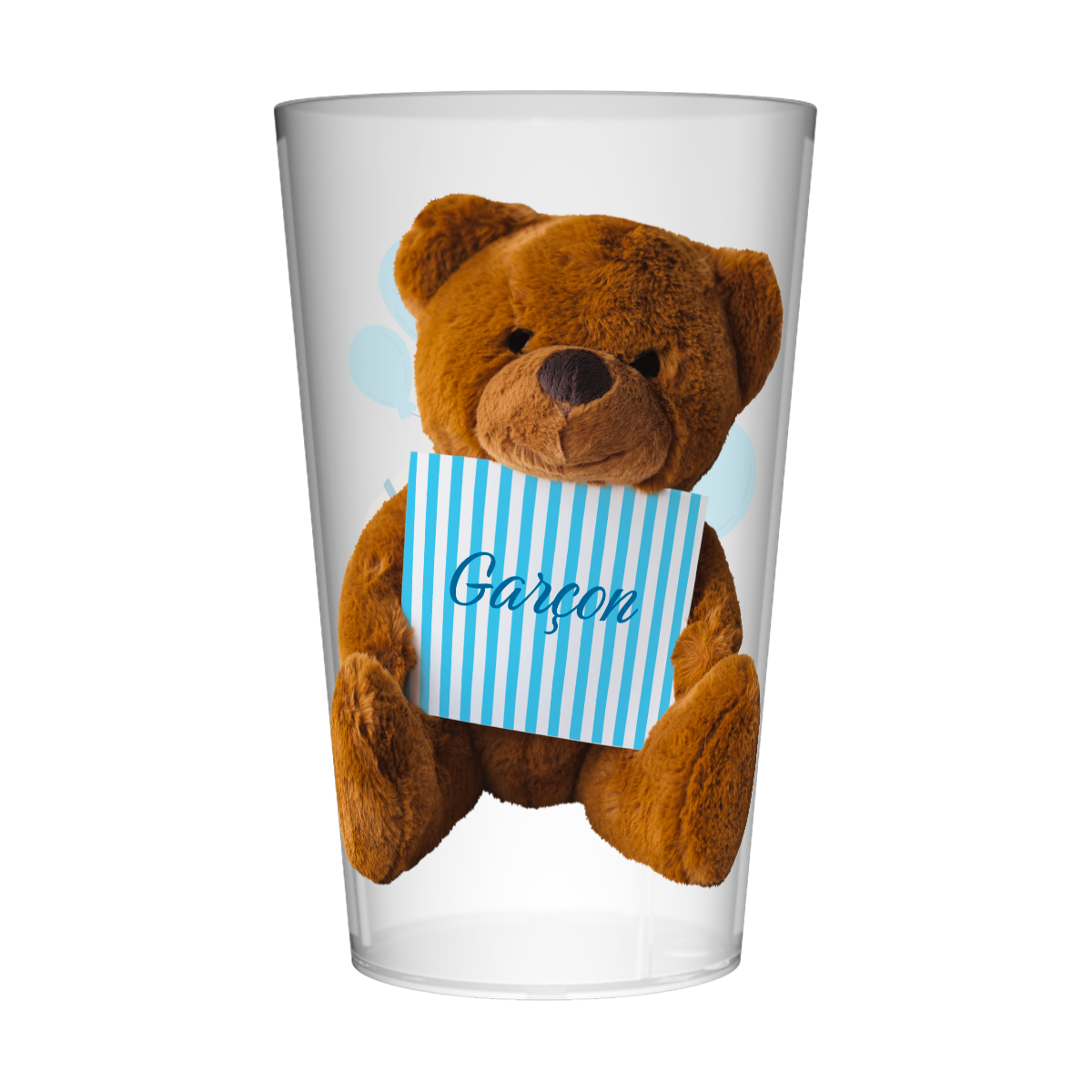Gobelet personnalisé Baby Shower Peluche
