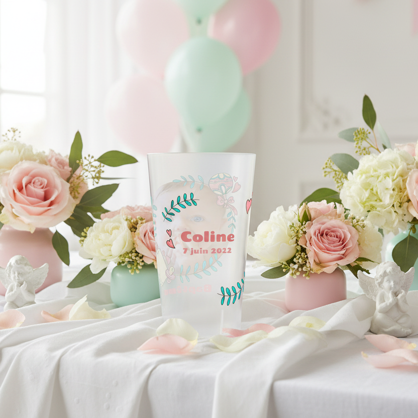 gobelet personnalise bapteme mage