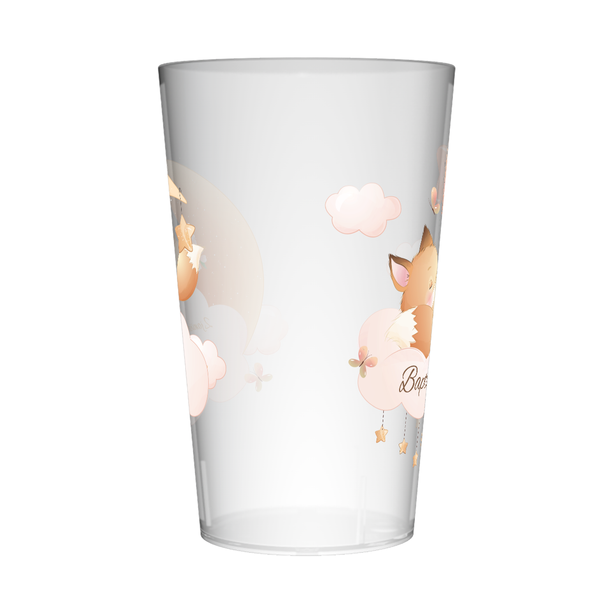 Gobelet personnalisé Baptême Renard 2