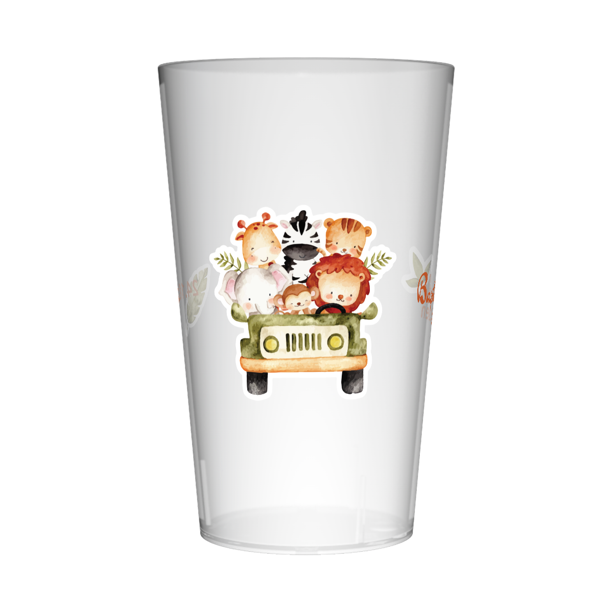 Gobelet personnalisé Baptême Animaux Mignons