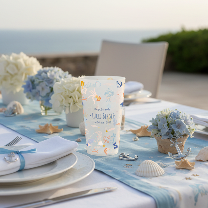 gobelet personnalise bapteme marin