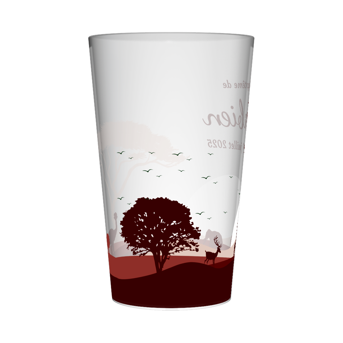 Gobelet personnalisé Baptême Savane 3