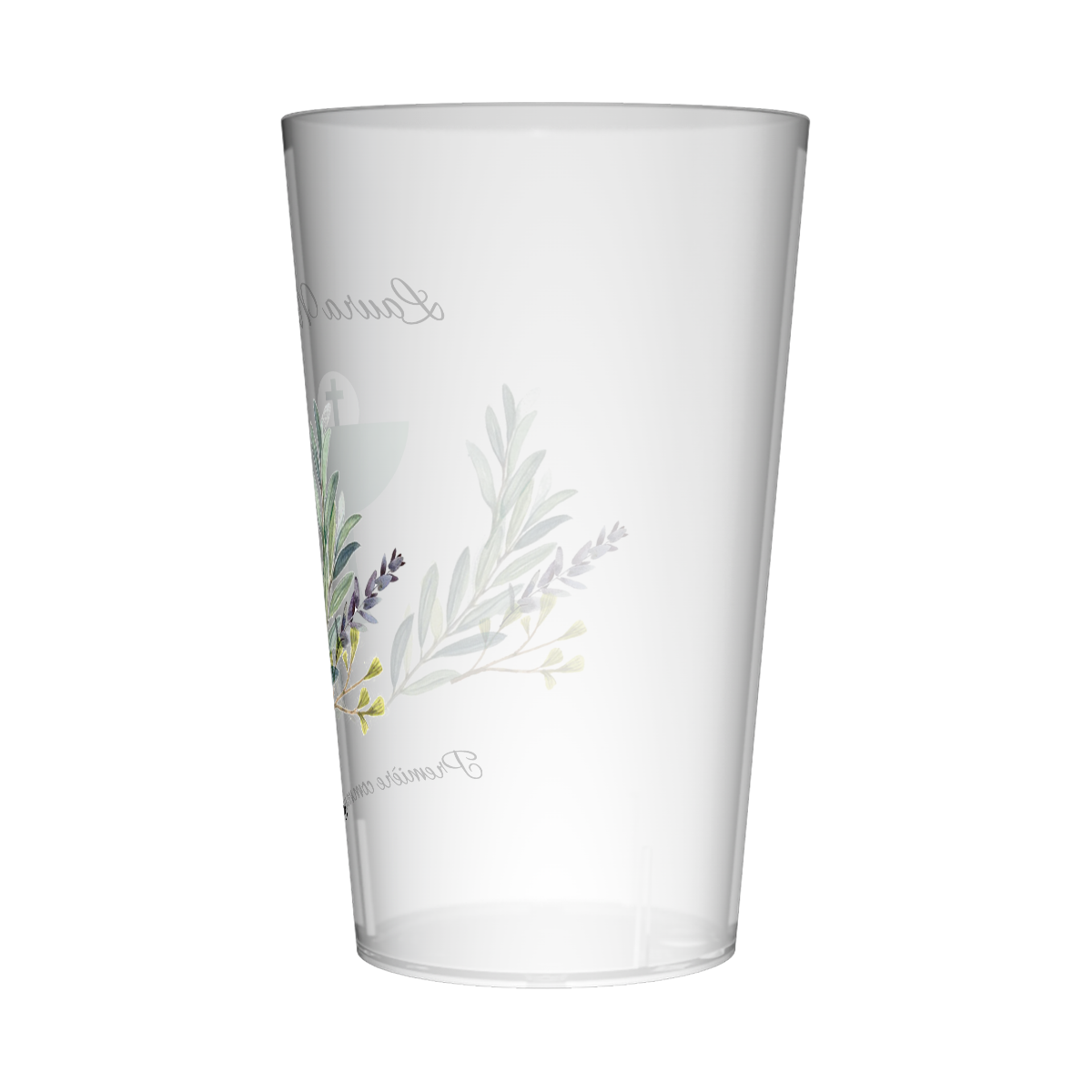 Gobelet personnalisé Communion Feuillage 3