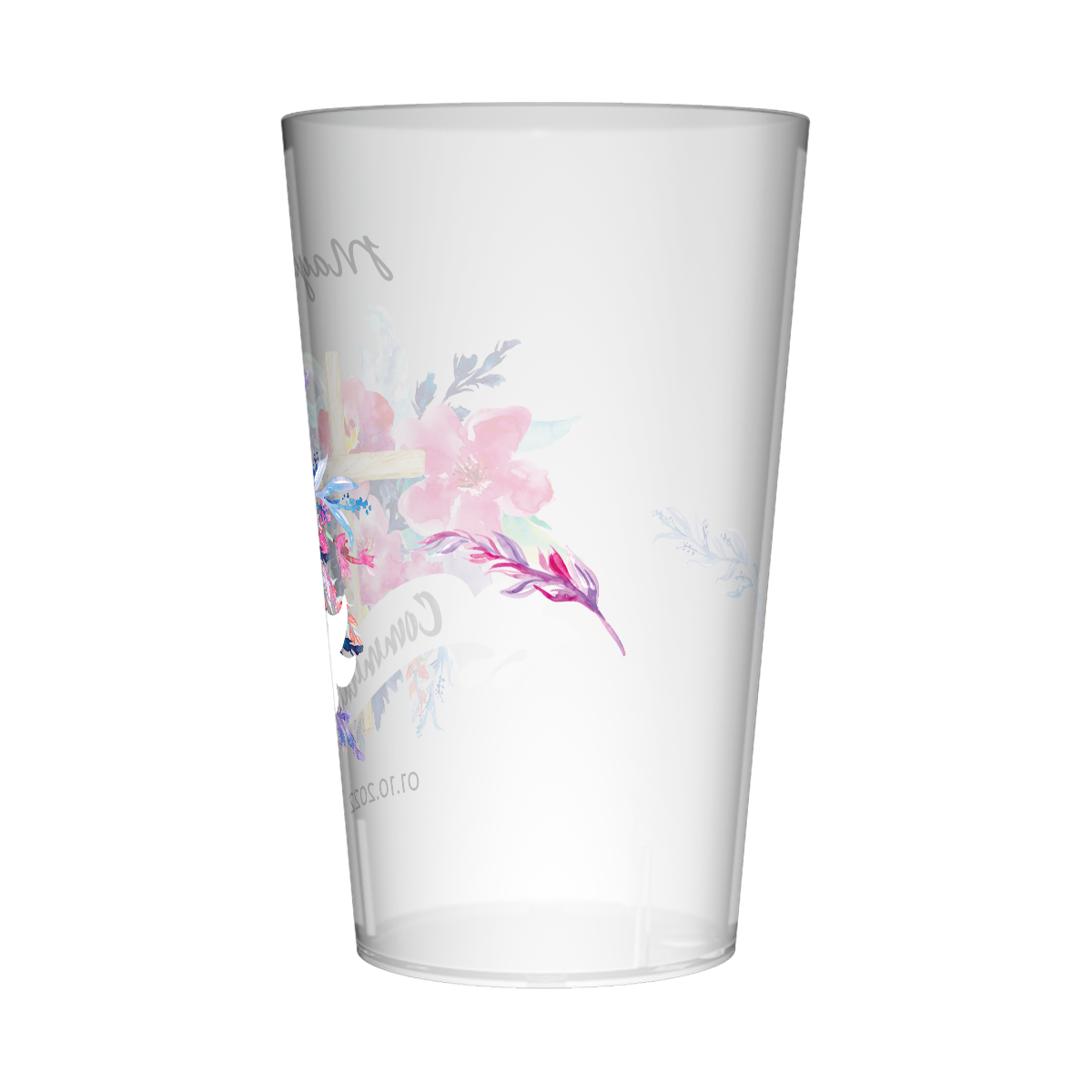 Gobelet personnalisé Communion Coloré 3