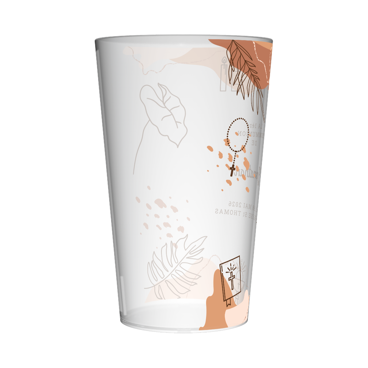 Gobelet personnalisé Communion Moderne 2