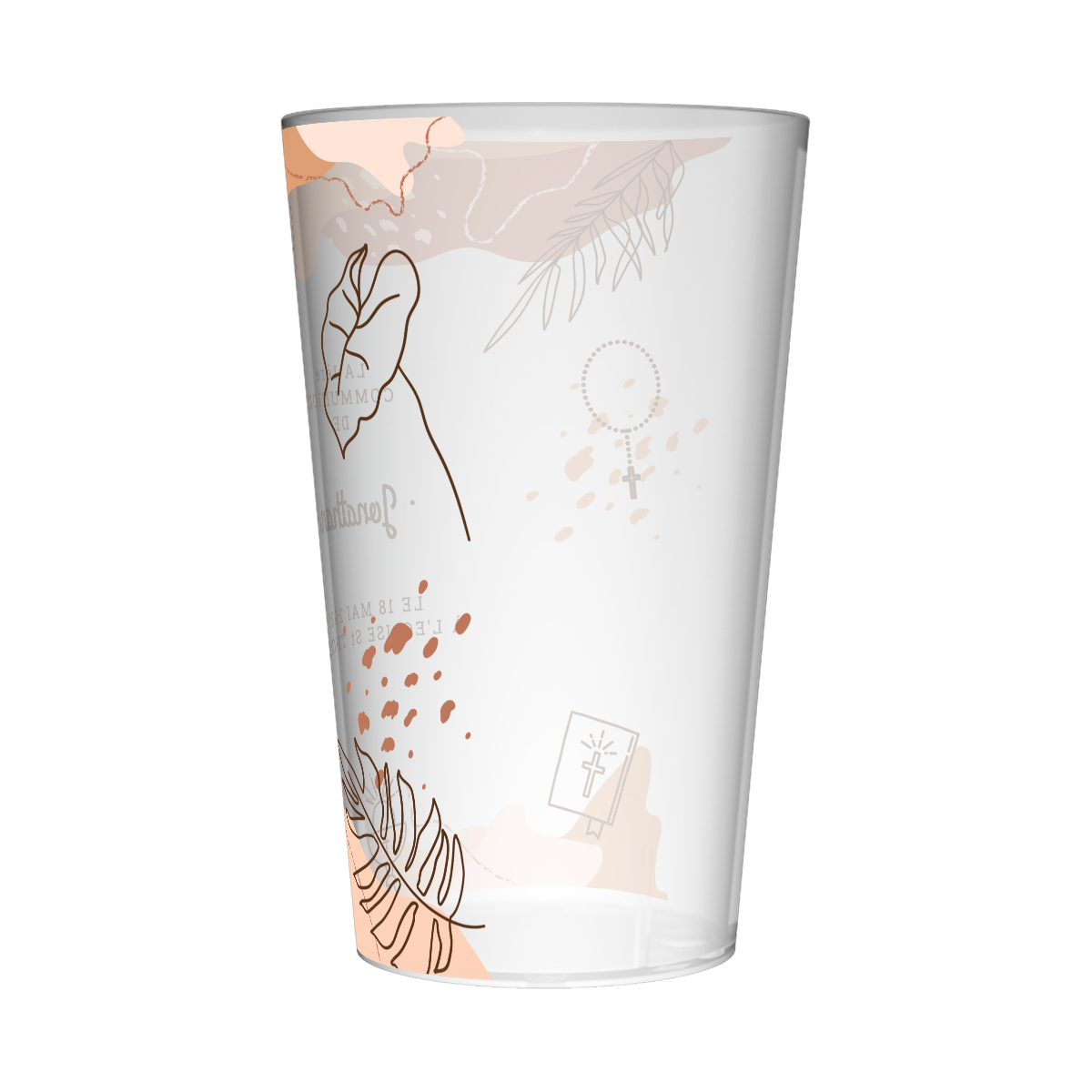 Gobelet personnalisé Communion Moderne 3