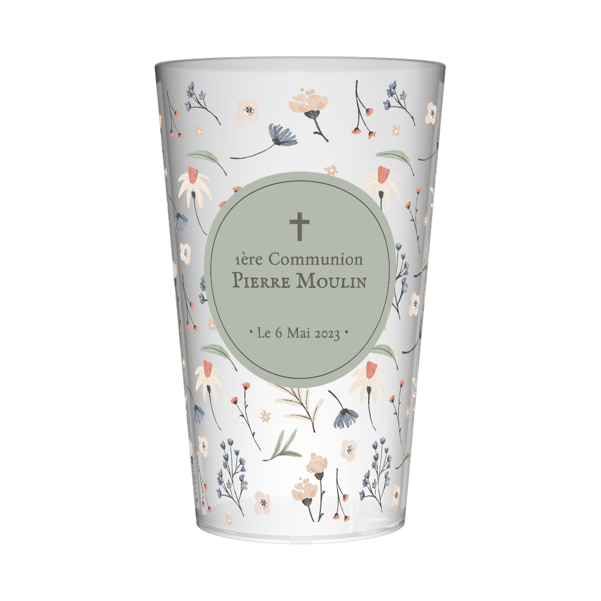 Gobelet personnalisé Communion Champêtre