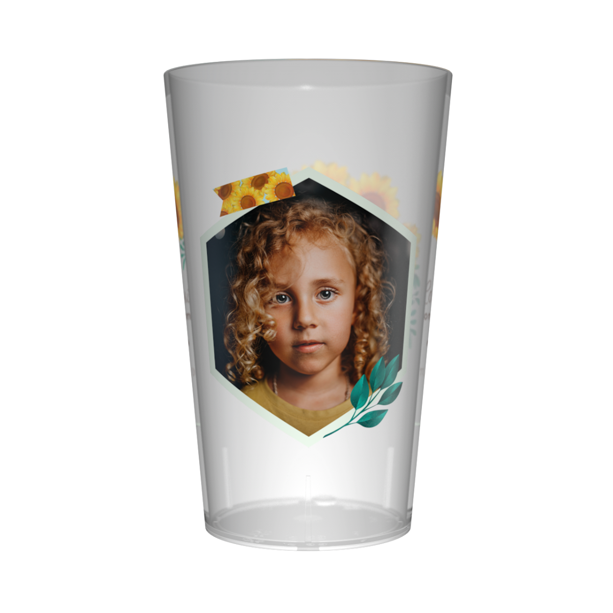 Gobelet personnalisé Communion Photo & Tournesols