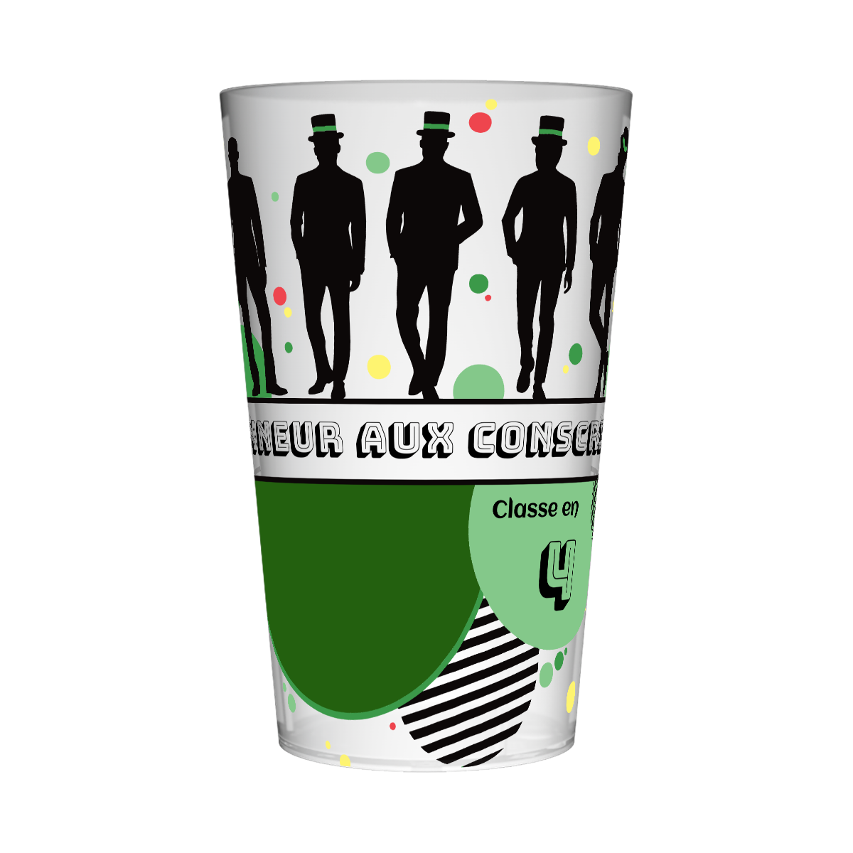 Gobelet personnalisé Conscrit Chapeau