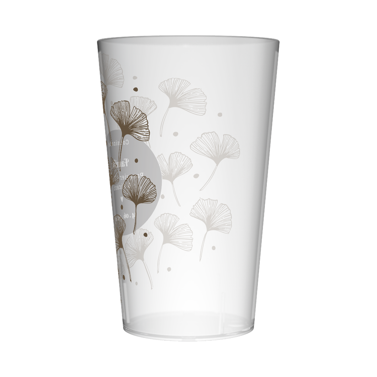 Gobelet personnalisé Cousinade Florale