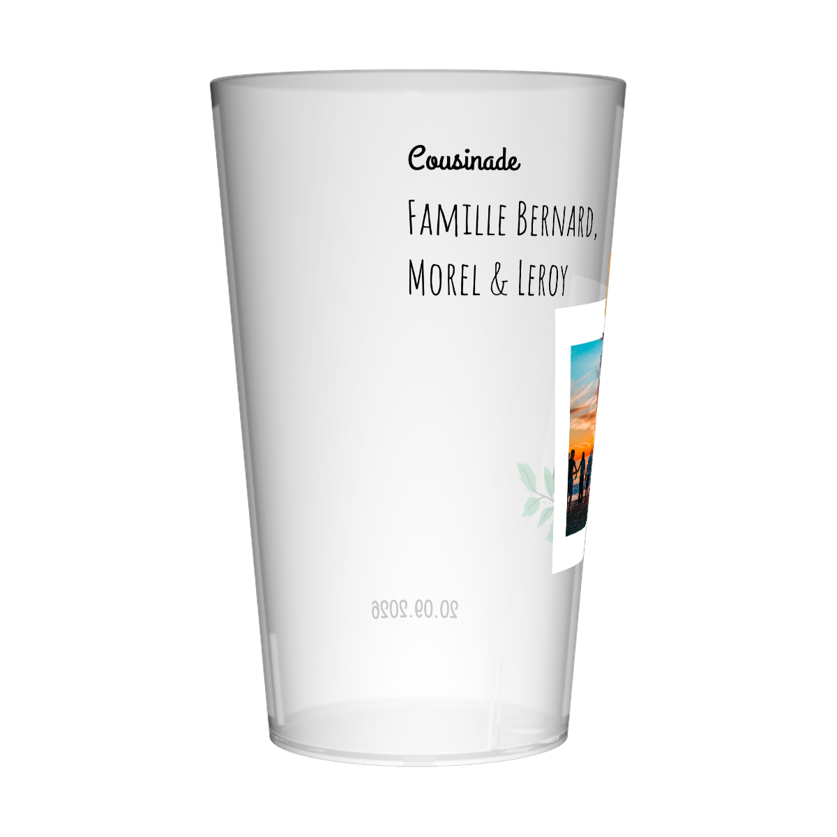 Gobelet personnalisé Cousinade Image 2