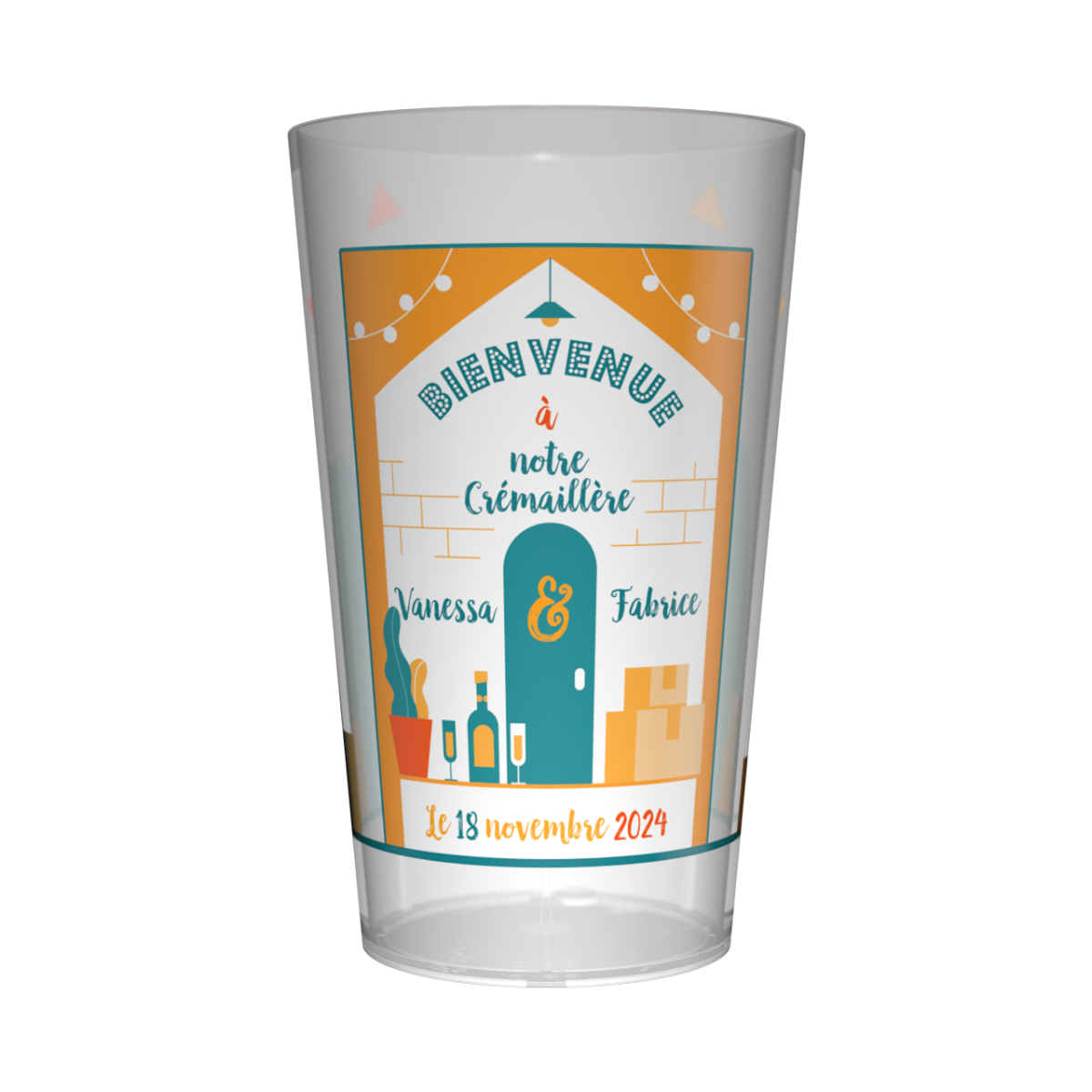 Gobelet personnalisé Crémaillère Carton & Vin