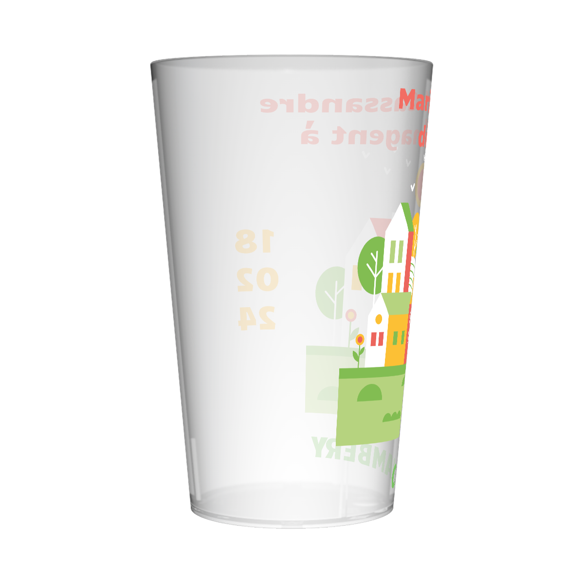 Gobelet personnalisé Crémaillère Ville 3