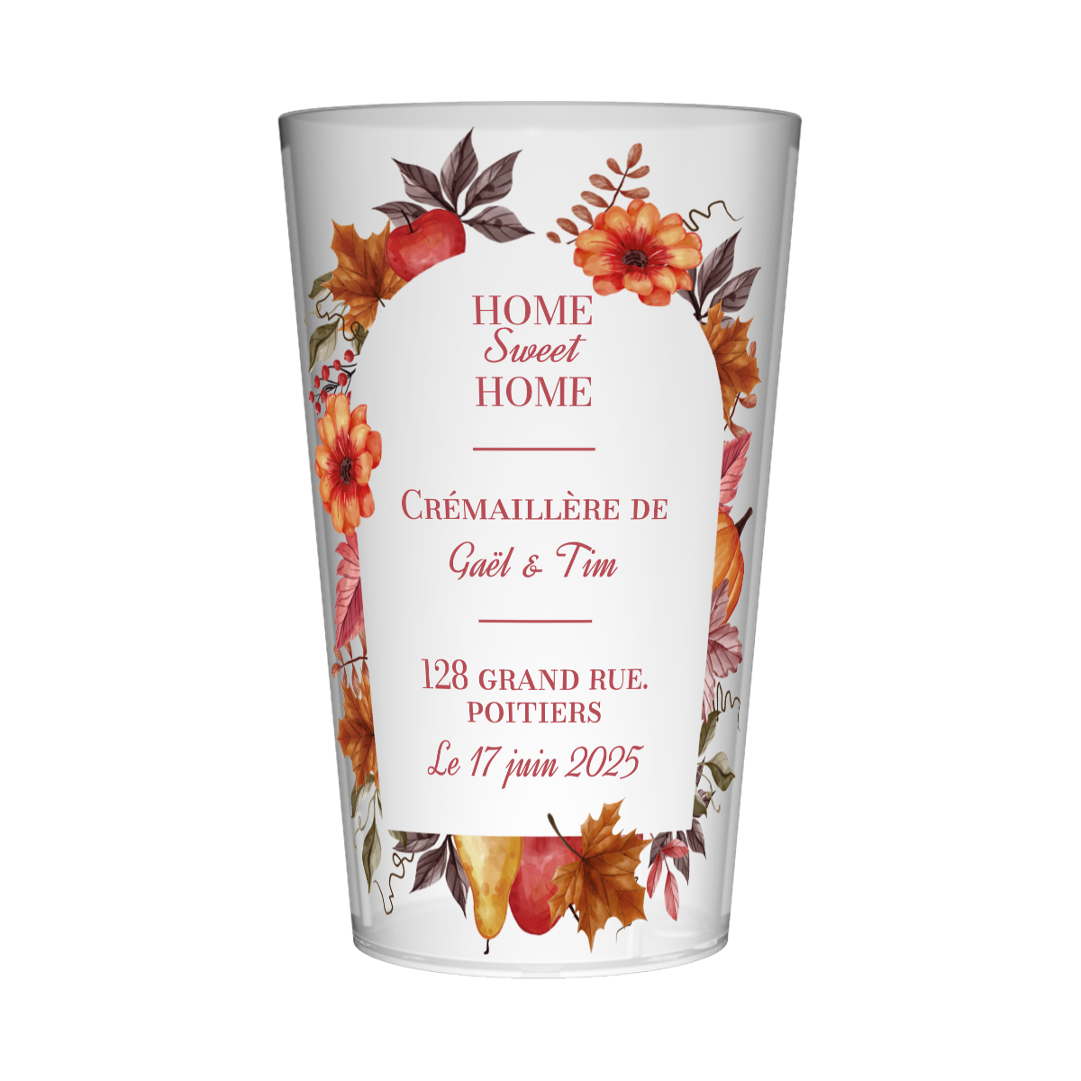 Gobelet personnalisé Crémaillère Automne