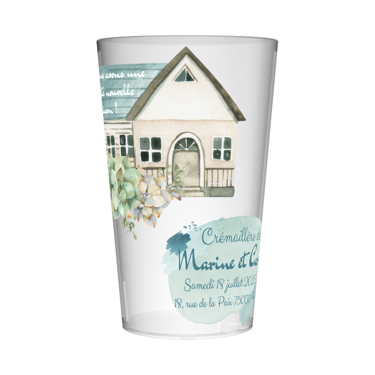 Gobelet personnalisé Crémaillère Pavillon