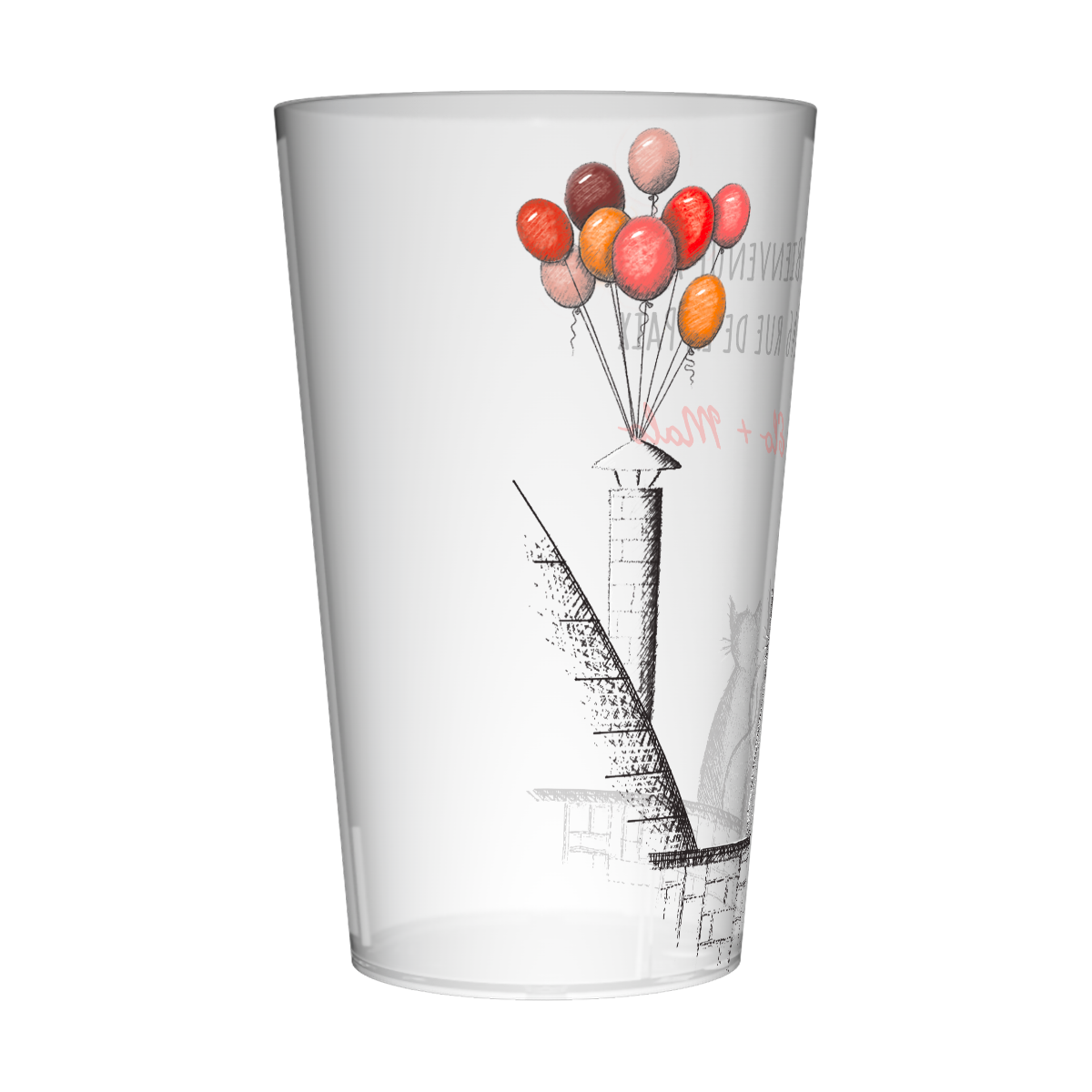 Gobelet personnalisé Crémaillère Chats 2