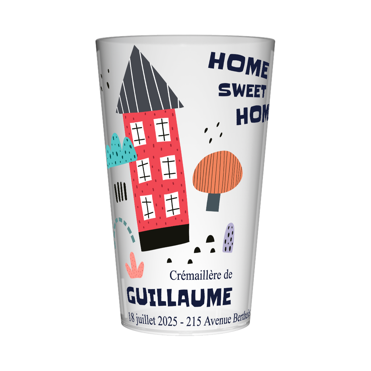 Gobelet personnalisé Crémaillère Sweet Home