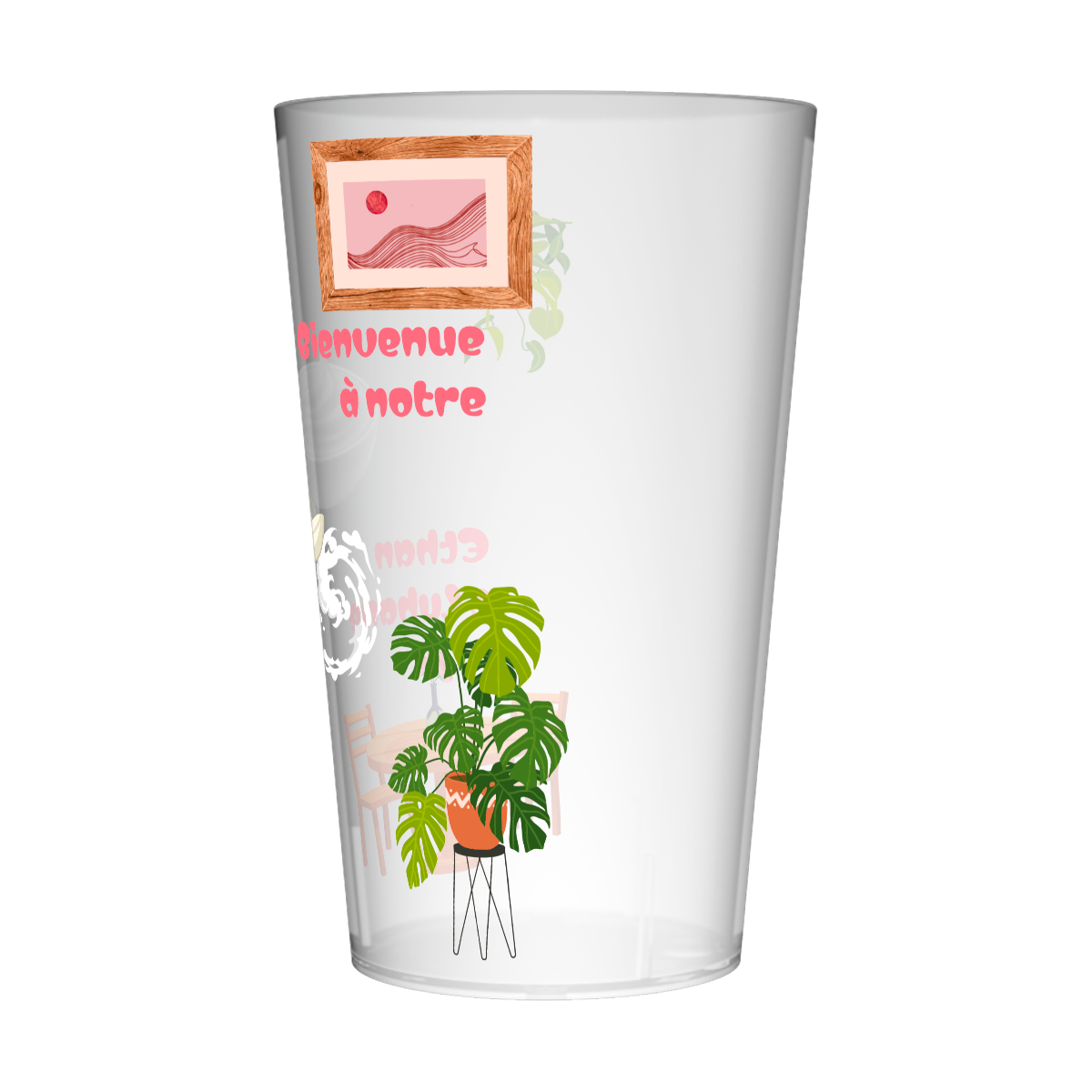 Gobelet personnalisé Crémaillère Déco