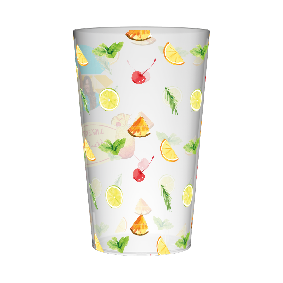 Gobelet personnalisé Divorce Party Fruité 3