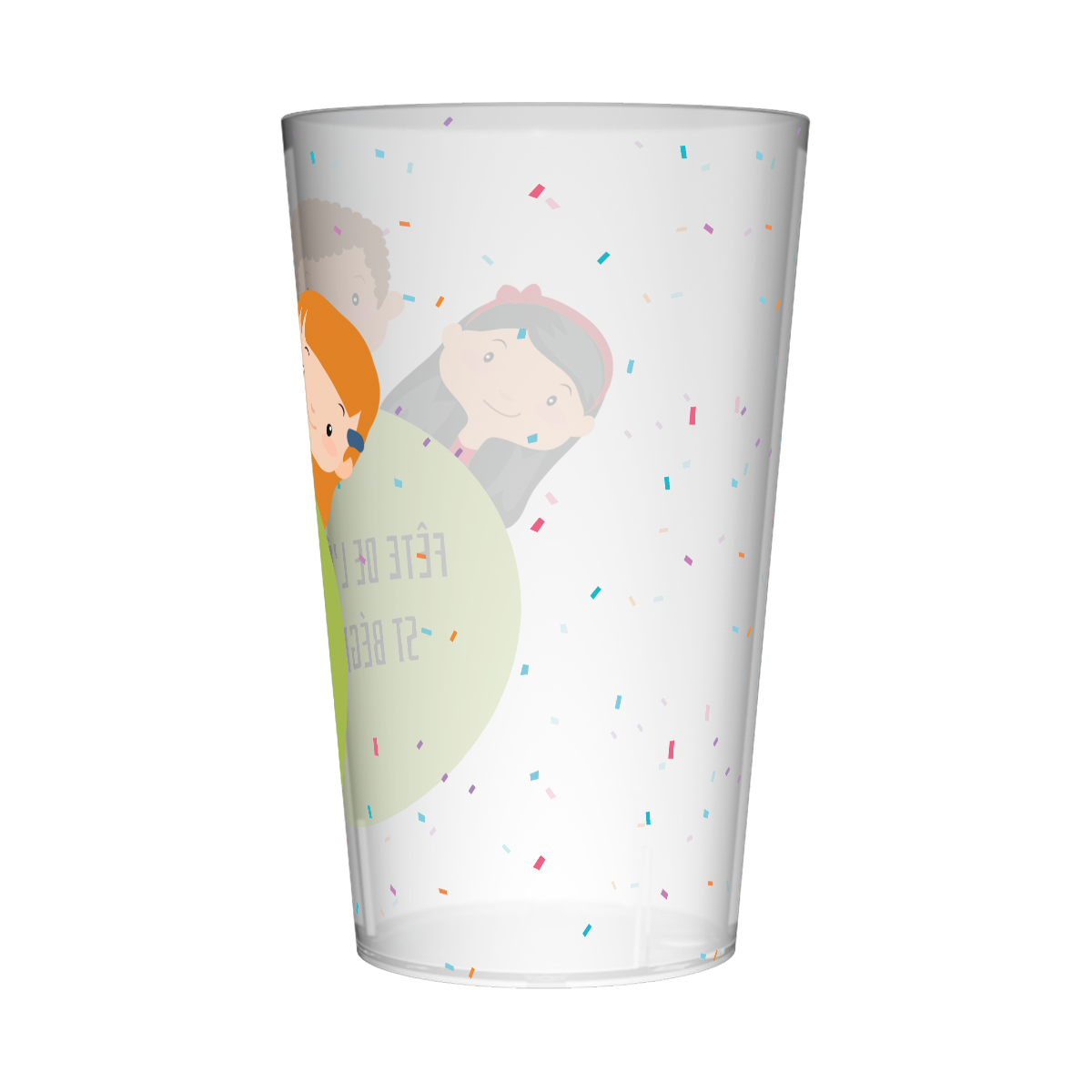 Gobelet personnalisé Fête des écoles cercle 3