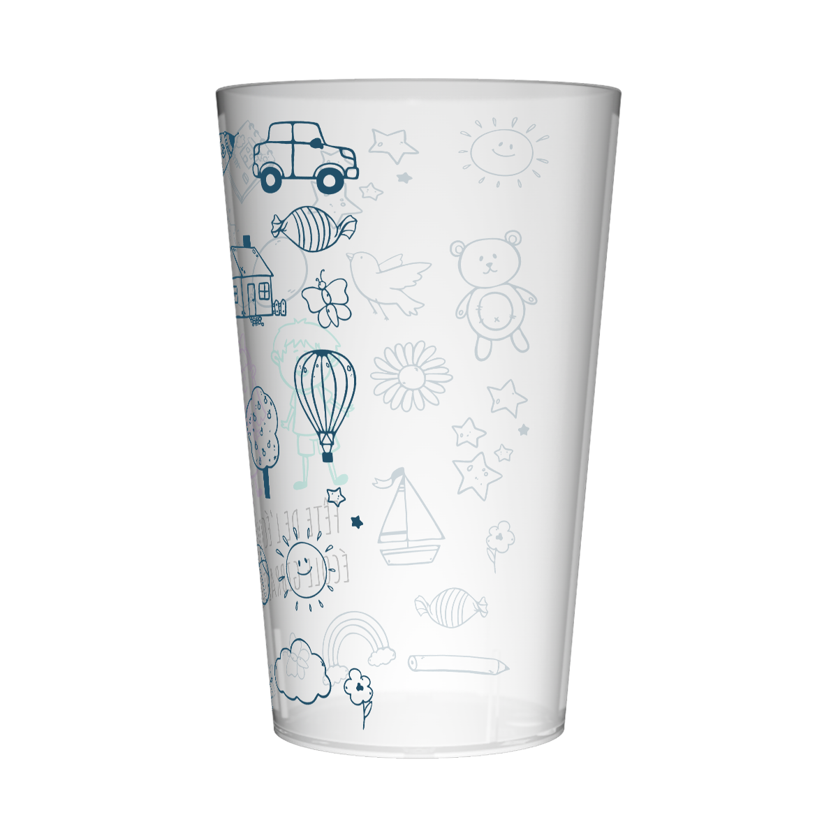 Gobelet personnalisé Fête des écoles Dessin 3