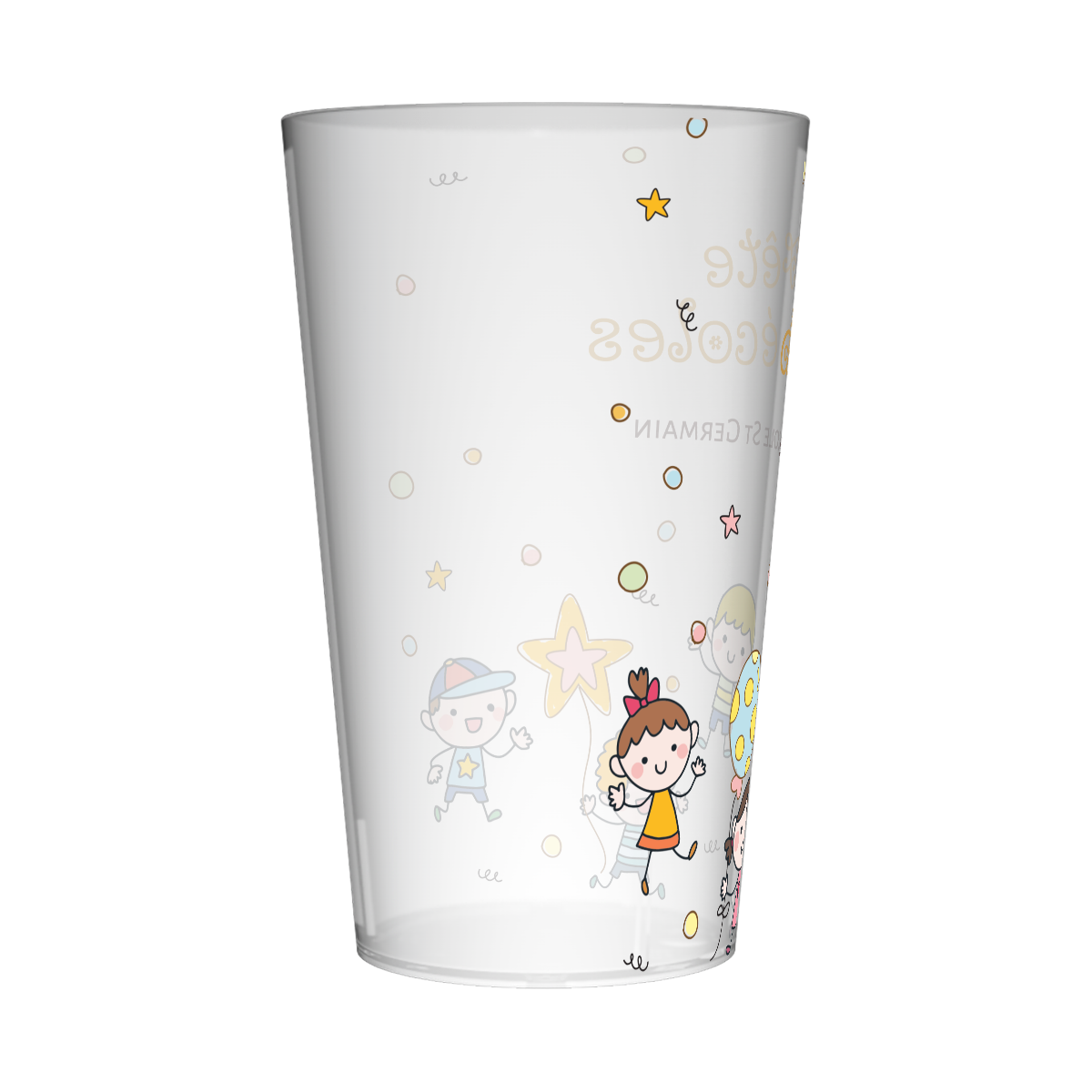 Gobelet personnalisé Fête des écoles ballons 2