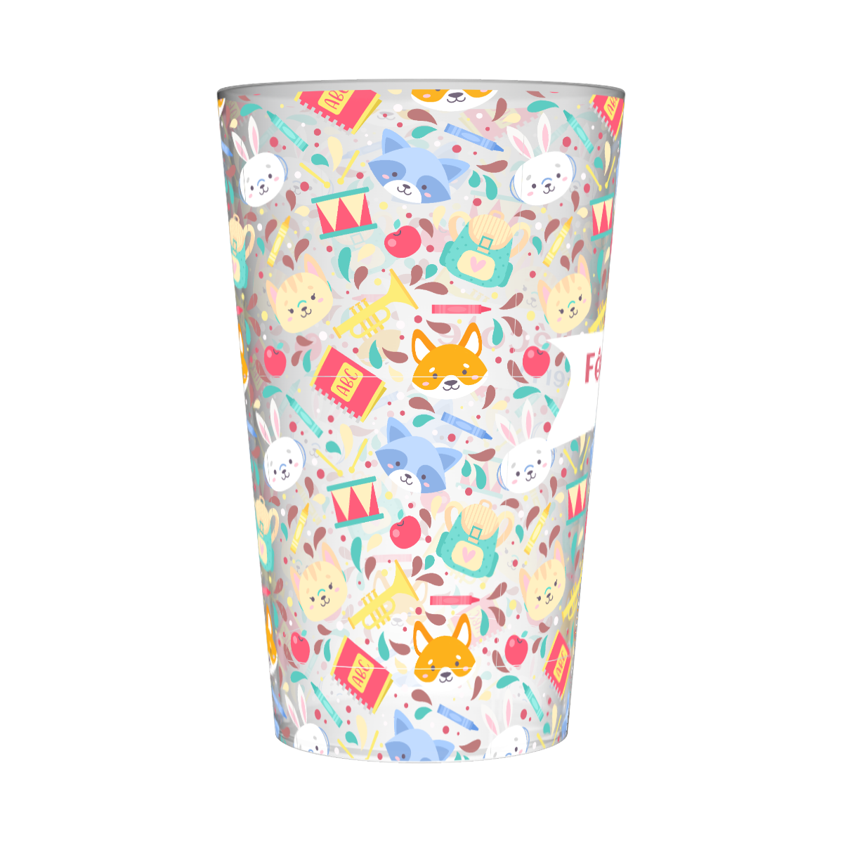 Gobelet personnalisé Fête des écoles Animaux 2