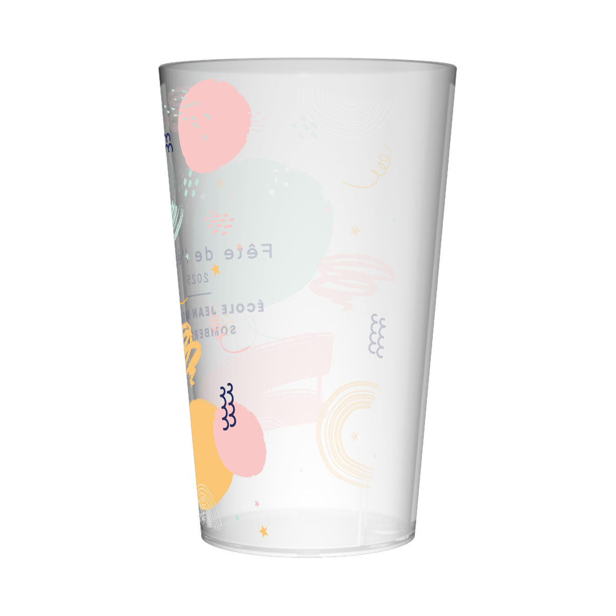 Gobelet personnalisé Fête des écoles Artistique 3