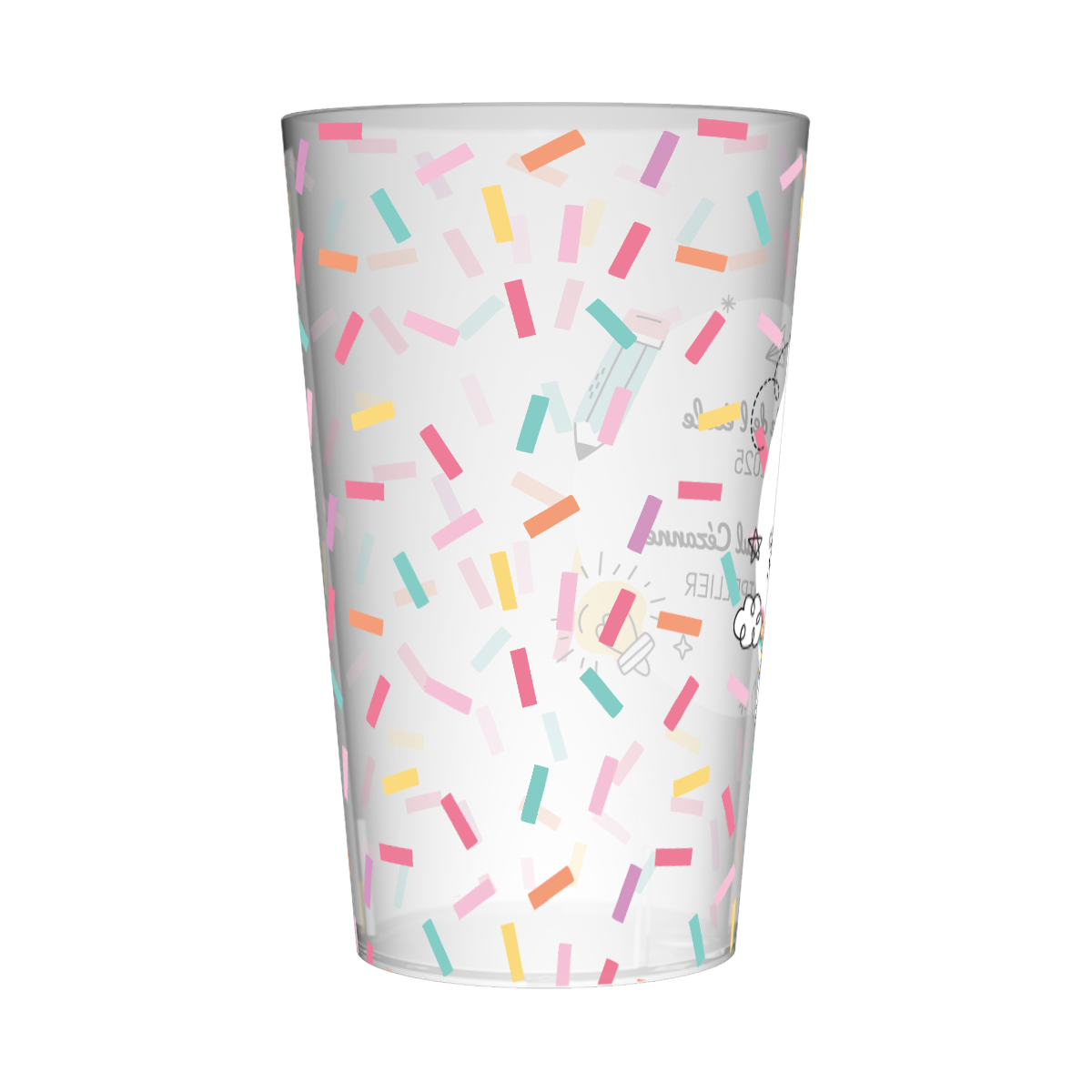 Gobelet personnalisé Fête des écoles Multicolore 2