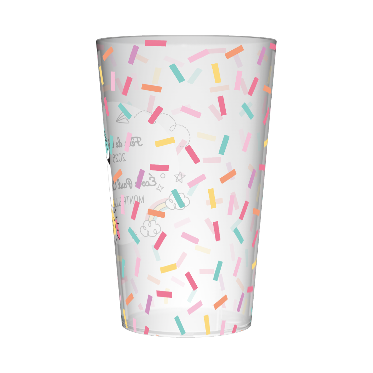 Gobelet personnalisé Fête des écoles Multicolore 3