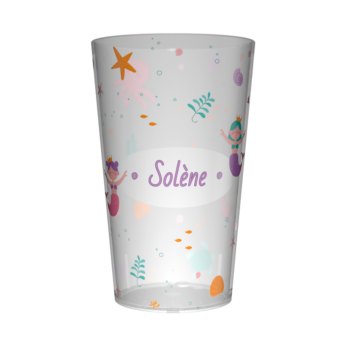 Gobelet Personnalisé En Effet 3D Gonflé - Une Fille Et Son Chat