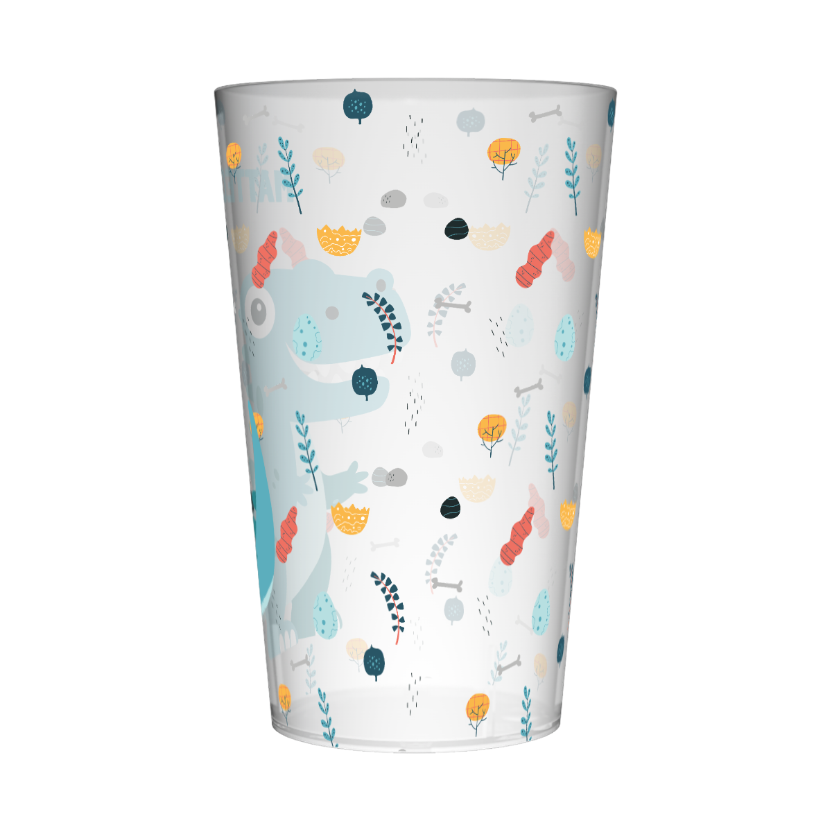 Gobelet personnalisé Enfant Dino Bleu 2