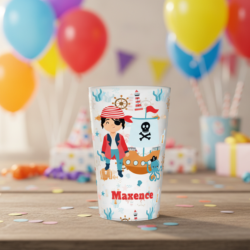 gobelet personnalise enfant pirate