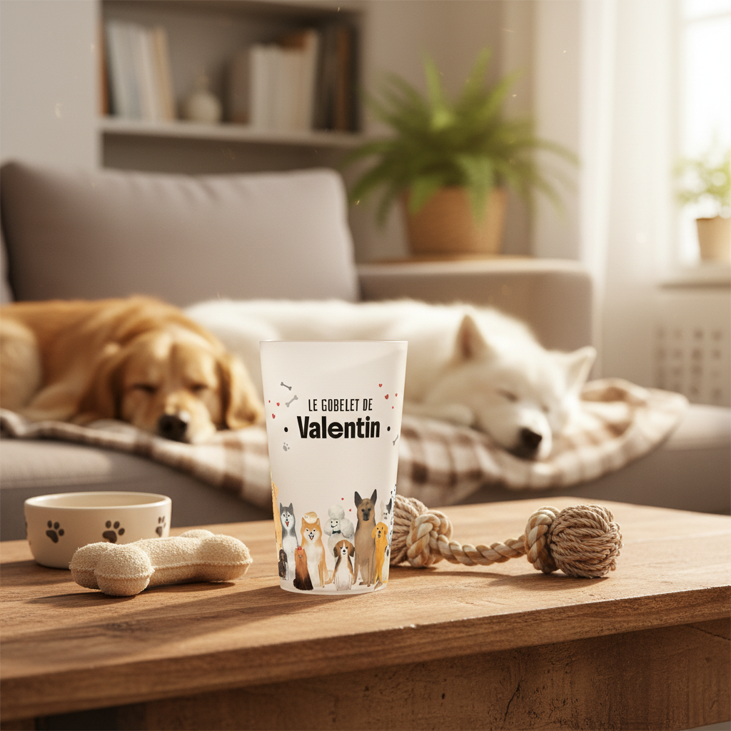 gobelet enfant chiens