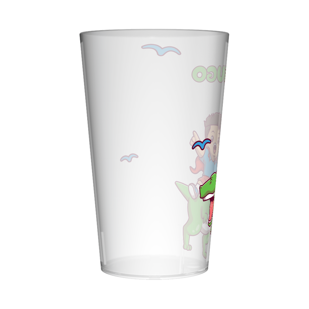 Gobelet personnalisé Enfant Dino Vert 3