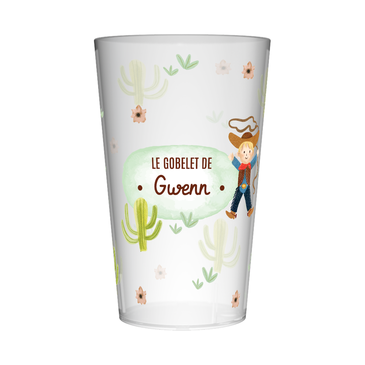Gobelet personnalisé Enfant Cowboy