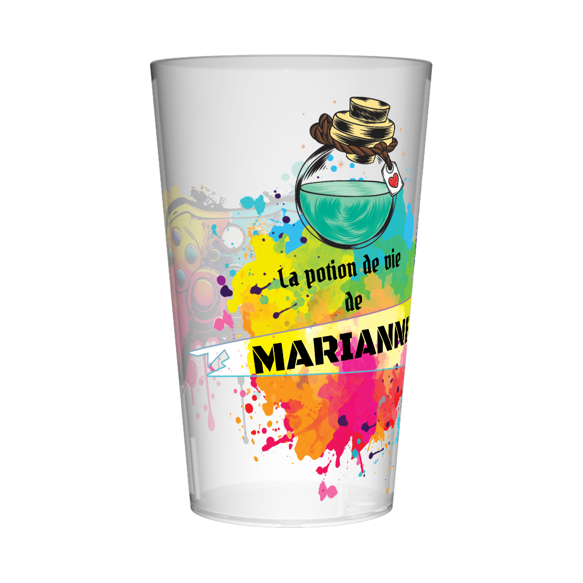 Gobelet personnalisé Enfant Manette Colorée