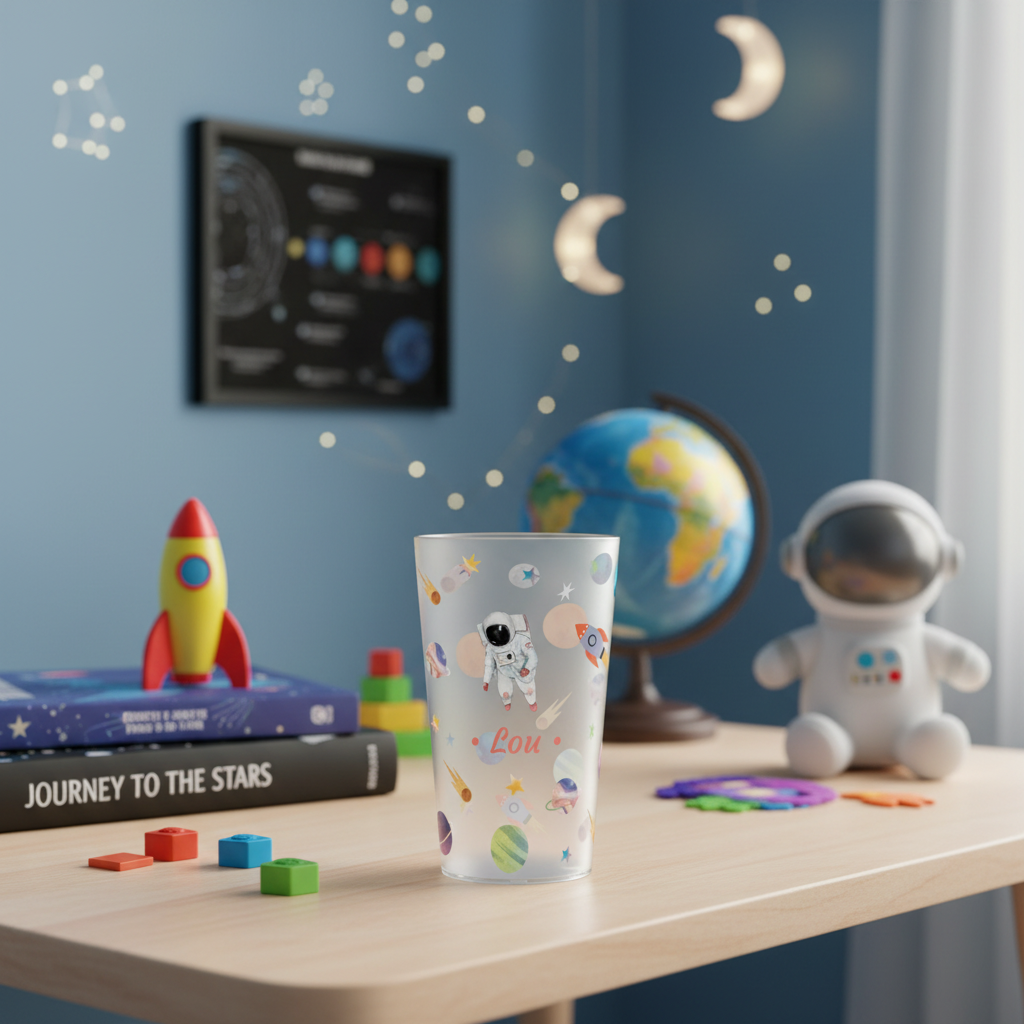 gobelet personnalise enfant astronaute