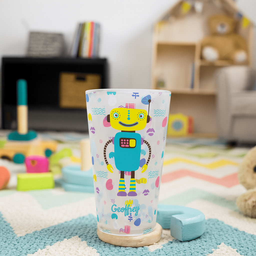 Gobelet personnalisé Enfant Robot ambiance