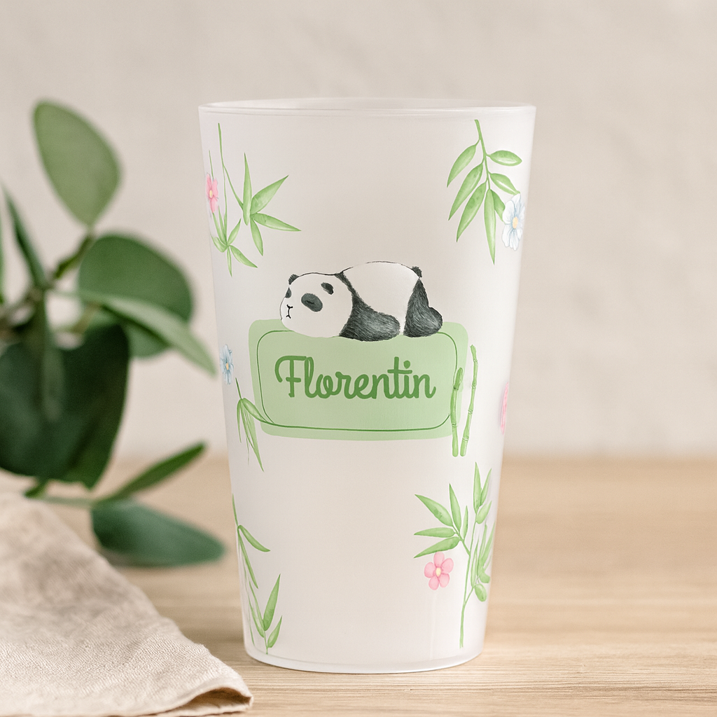 Gobelet personnalisé Enfant Panda ambiance