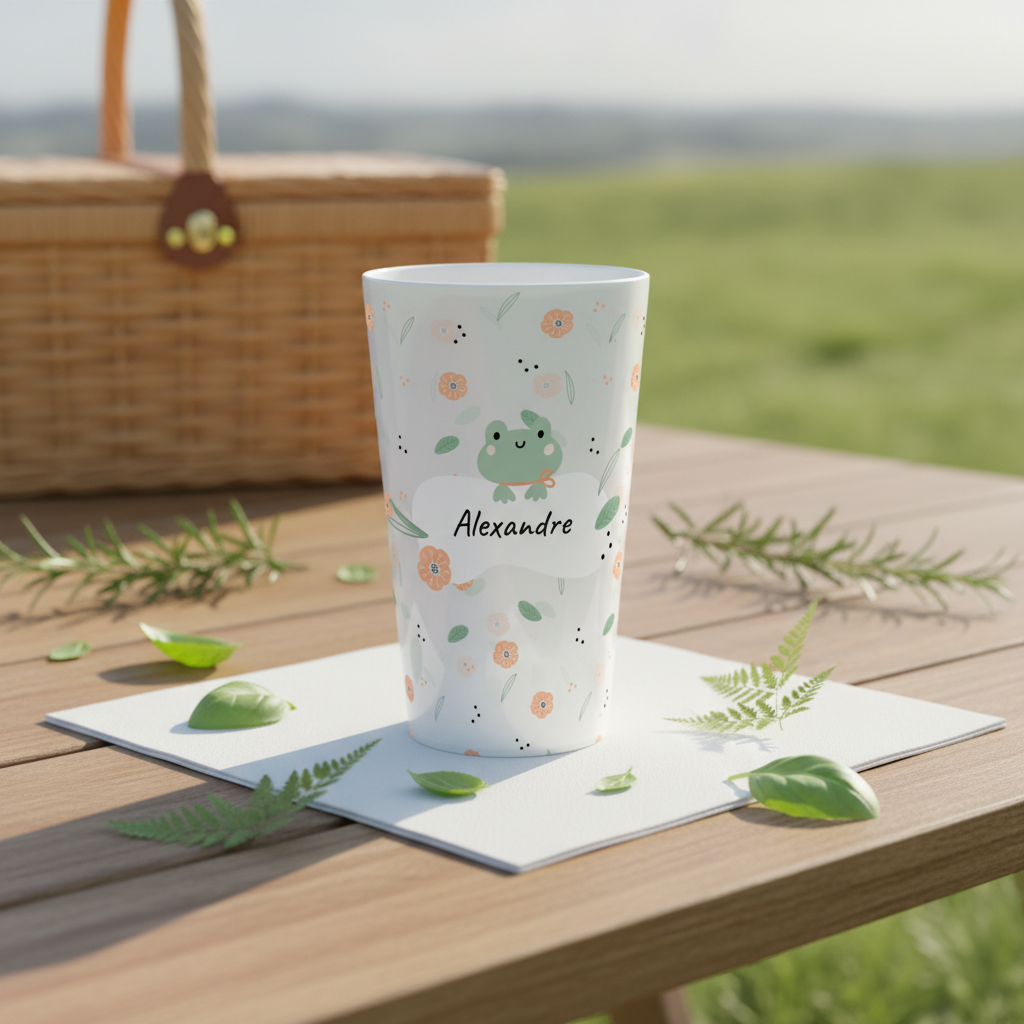 Gobelet personnalisé Enfant Grenouille ambiance