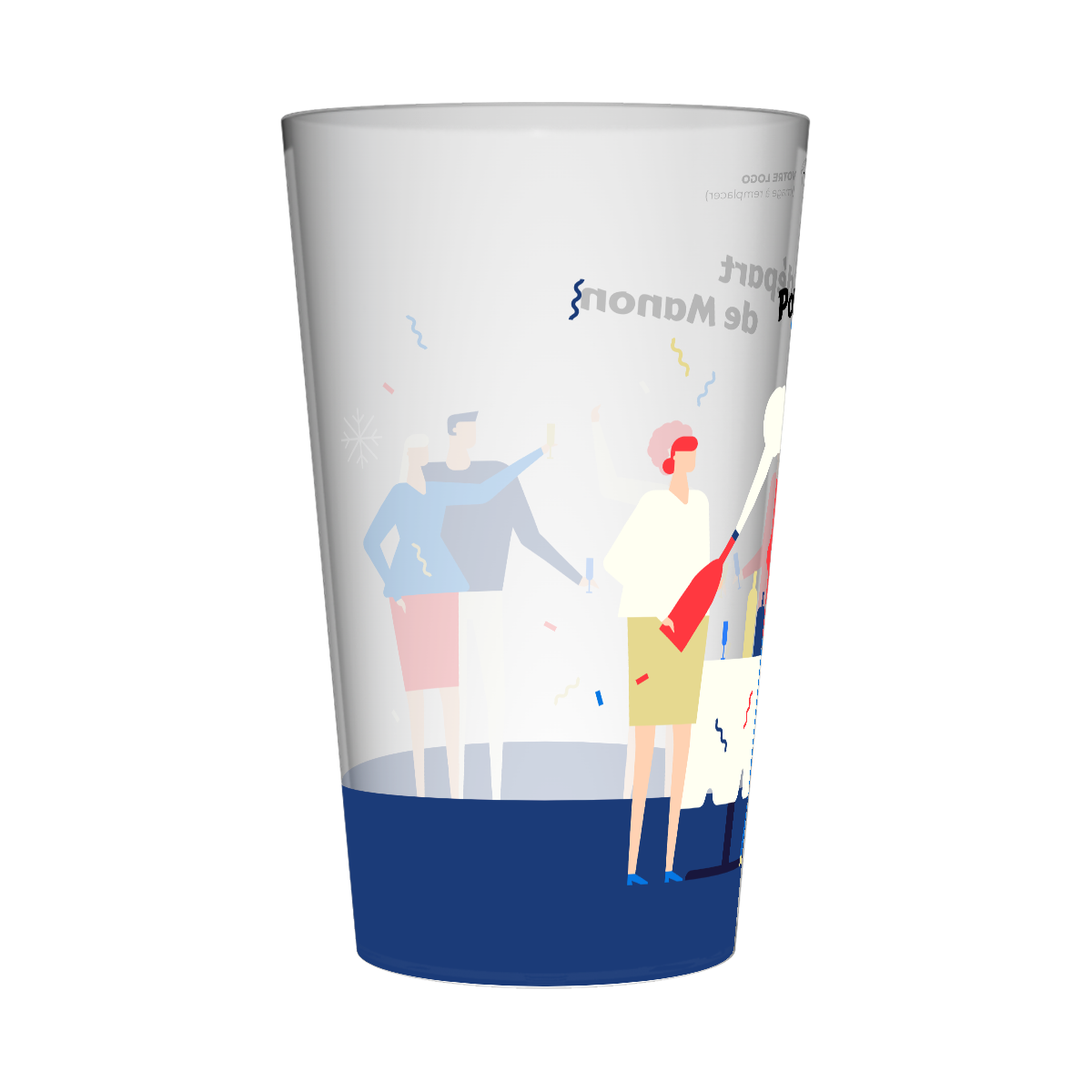 Gobelet personnalisé Entreprise Pot de départ 2