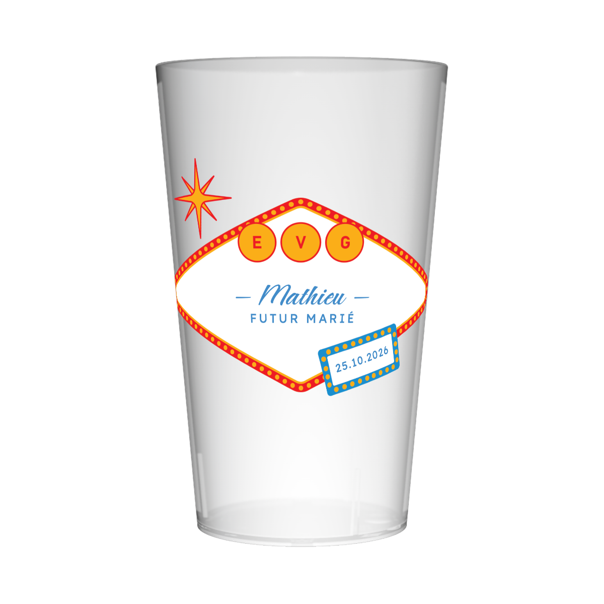 Gobelet personnalisé pour EVG Las Vegas