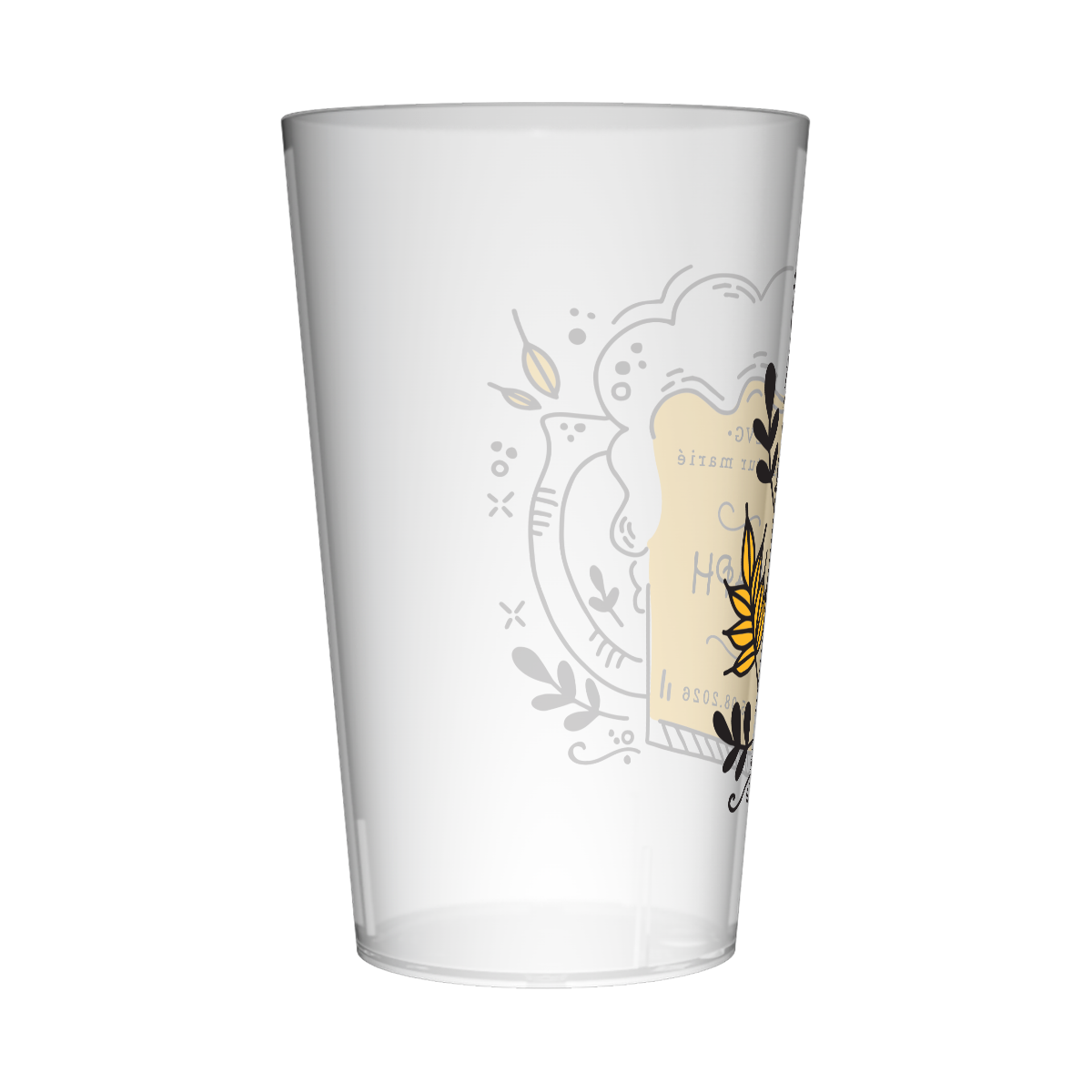 Gobelet personnalisé pour EVG Bière & Orge 3