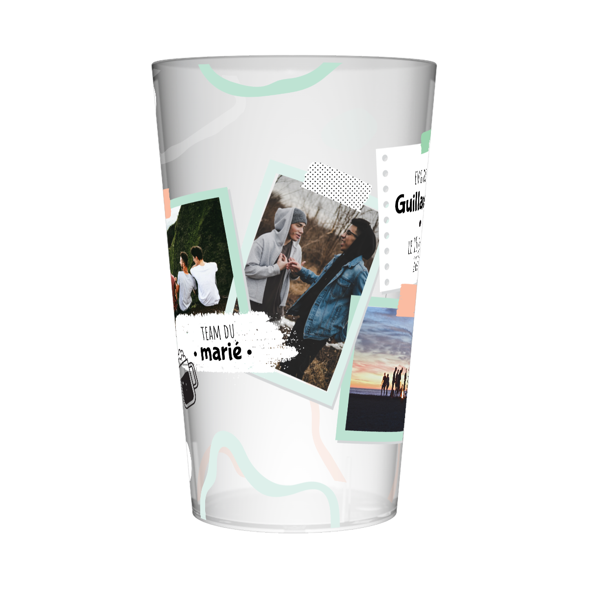 Gobelet personnalisé pour EVG Bière & Photo